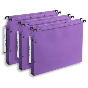 Dossiers suspendus Armoire - 30 mm - Lilas ELBA L'OBLIQUE AZV Lot de 25 visuel