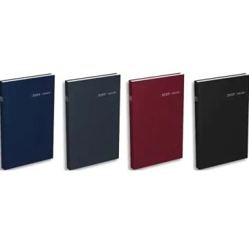 Agenda Journalier 2025 - Ligne - 140 x 220 mm - Assortiment : LECAS Carré Travers 2025