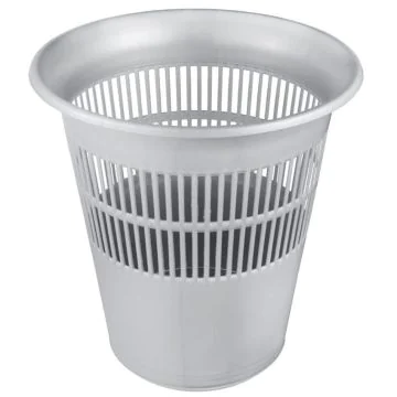 Poubelle en Plastique 11,5 litres - Argent : KEEEPER Jasper Modèle