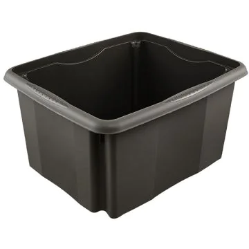 Boîte de rangement Eco-line - 24 litres - Graphite : KEEEPER Emil Eco