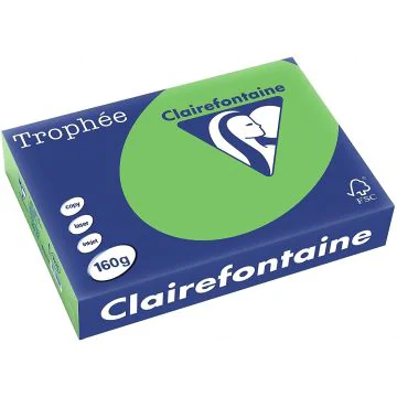 Ramette de papier Trophée de 250 feuilles A4 - Vert Menthe : CLAIREFONTAINE Image