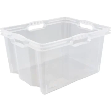 Bac de rangement Multi-Box XL - 24 litres - Incolore : KEEEPER Visuel
