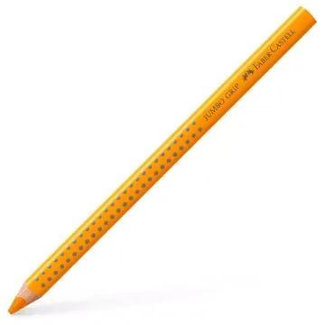 Crayon de couleur Jumbo GRIP - Jaune Chrome Foncé : FABER CASTELL Visuel
