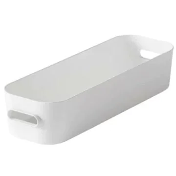 Boîte de Rangement - Slim - Blanc : SMARTSTORE Compact
