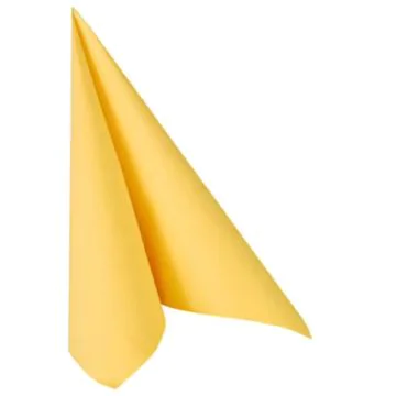 Lot de 50 Serviettes en papier - Jaune - 400 x 400 mm PAPSTAR ROYAL Collection  image