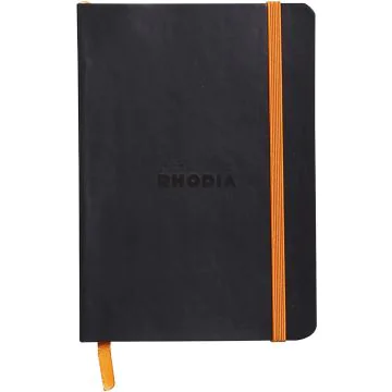 Carnet souple RHODIARAMA - 144 pages lignées A6 - Noir : RHODIA Visuel