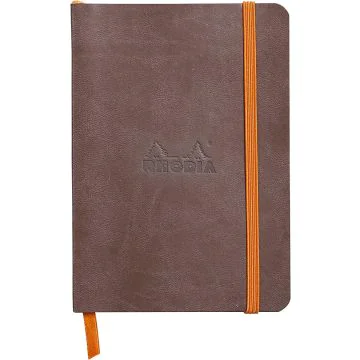 Carnet souple RHODIARAMA - 144 pages lignées A6 - Chocolat : RHODIA 117303C