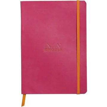 RHODIA : Carnet ligné RHODIARAMA A5 Rose 117412C
