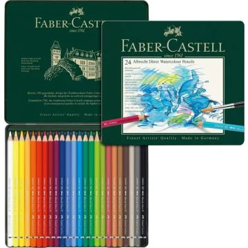 Étui de 24 Crayons de couleurs - Art Grip Aquarelle : FABER CASTELL Visuel