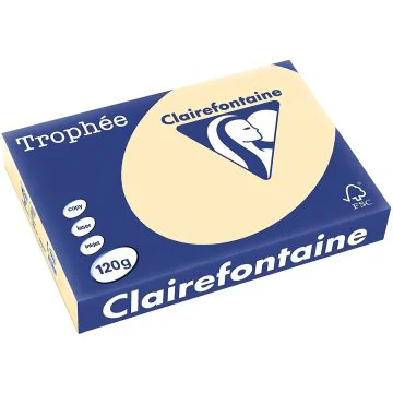 Ramette de papier Trophée de 250 feuilles A4 120g - Chamois : CLAIREFONTAINE Image