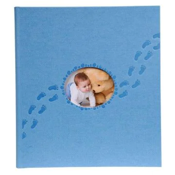 EXACOMPTA 12203E Album photos Piloo - Bleu - 290 x 320 mm Collection naissance garçon