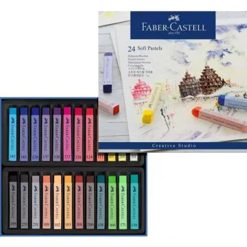 Craies pastel - 24 couleurs assorties : FABER-CASTELL Studio Quality Modèle