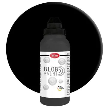 Peinture effet 3D - Blob Paint - Noir VIVA image