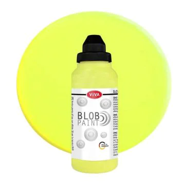 Peinture effet 3D - Blob Paint - Jaune Fluo : VIVA image