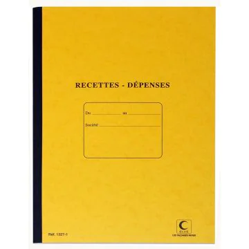 Registre des Recettes et Dépenses - 297 x 210 mm ELVE 1327-1