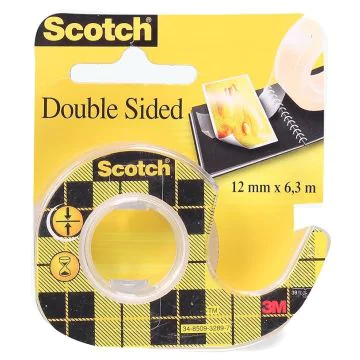 Double face SCOTCH 12 mm x 6,3 m Ruban adhésif modèle