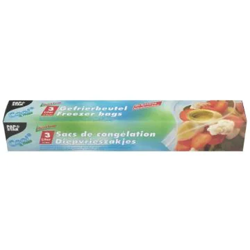 Photo Sac congélation refermable - 3 L PAP STAR QuickSnap