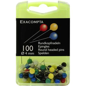 Epingles de signalisation - Couleurs assorties EXACOMPTA 14345E photo