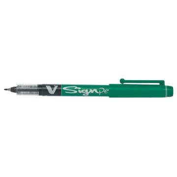 Stylo feutre V Sign Pen - Vert : PILOT Visuel