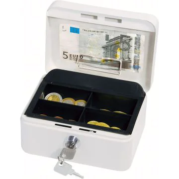 WEDO : Caisse à monnaie Blanche 152 x 115 mm 145 100H