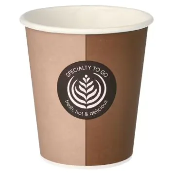 Photo Gobelets à café en carton - 0,20 L : PAP STAR Coffee To Go Lot de 50