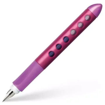 Stylo plume éducatif Scribolino pour droitier - Mûre : FABER CASTELL Photo