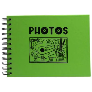 Album photos spirales - 230 x 160 mm - 50 photos - Vert EXACOMPTA Musicart image