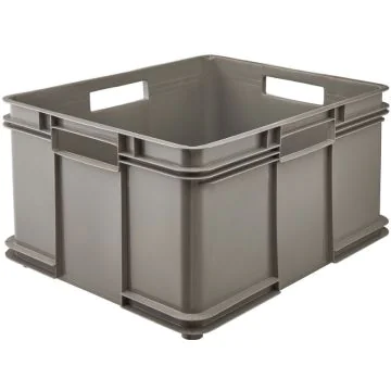 Bac de rangement Euro-Box XXL - 54 litres - Gris pierre : KEEEPER Bruno