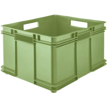 Bac de rangement Euro-Box XXL - 54 litres - Vert clair : KEEEPER Bruno