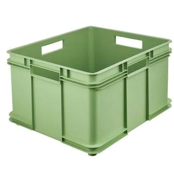 Bac de rangement Euro-Box XL - 28 litres - Vert clair : KEEEPER Bruno