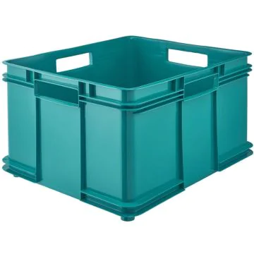 Bac de rangement Euro-Box XL - 28 litres - Bleu ciel : KEEEPER Bruno