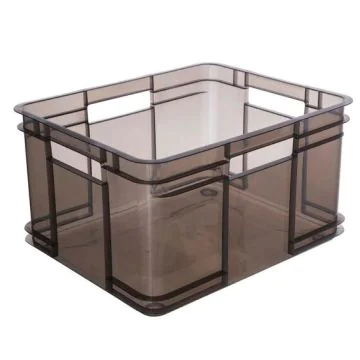 Grand bac de rangement Euro-Box XXL - 54 litres - Incolore : KEEEPER Photo