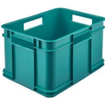 Bac de rangement Euro-Box M - 16 litres - Bleu ciel : KEEEPER Bruno Eco