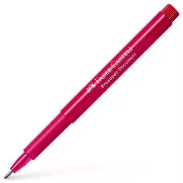 Stylo feutre Broadpen 1554 - Rouge : FABER CASTELL Visuel