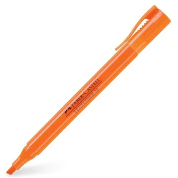 Surligneur à pointe biseautée - Orange : FABER-CASTELL Textliner 38 Image