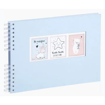 Album photos à spirales - 320 x 220 mm - Bleu Clair : EXACOMPTA Sweet image