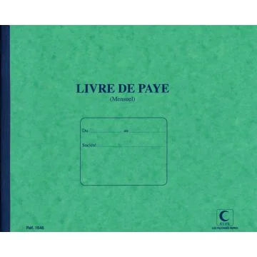 Livre de paye : Registre des appointements et des salaires (ELVE 1646)