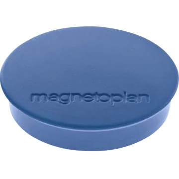 Photo Lot de 10 Aimants ronds Discofix - 30 mm - Bleu foncé : MAGNETOPLAN 1664214