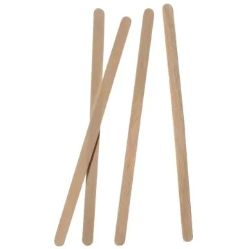 Photo Touillettes en bois - 140 mm PAP STAR Pure