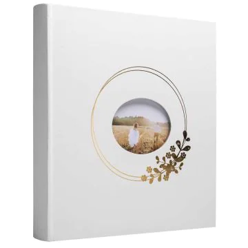 Album Photos Livre - 290 x 320 mm - 300 photos - Blanc : EXACOMPTA Ringflower côté