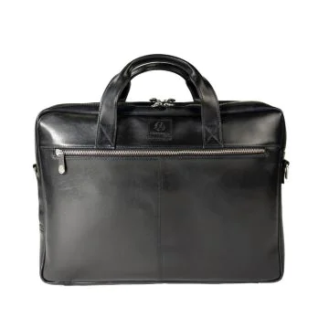 Sacoche double pour documents et PC - Cuir : EXACOMPTA Exactive face