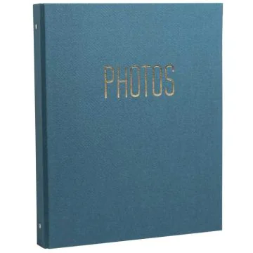 Album photos Classeur - 320 x 260 x 40 mm - Bleu Canard : EXACOMPTA OFFICEBY