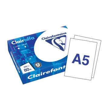 CLAIRALFA : Lot de 500 feuilles A5 - Extra blanc modèle
