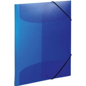 Chemise à élastiques A4 en PP translucide - Bleu foncé HERMA Image