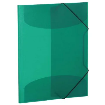 Chemise à élastiques A4 en PP translucide - Vert foncé HERMA photo