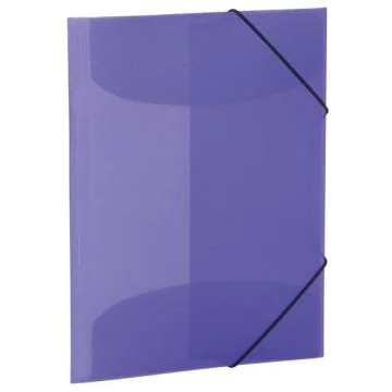 Chemise à élastiques A3 en PP translucide Violet  HERMA image