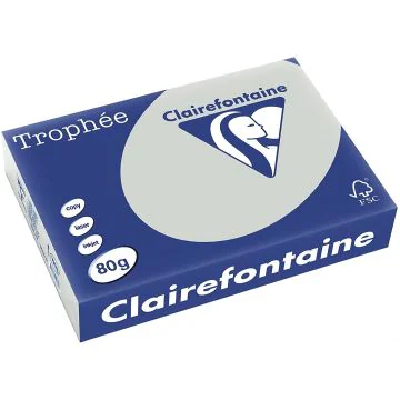 Ramette de papier Trophée de 500 feuilles A4 - Gris Acier : CLAIREFONTAINE Image