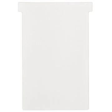 Fiches T - Indice 4 / 124 mm - Blanc : NOBO Lot de 100 Visuel