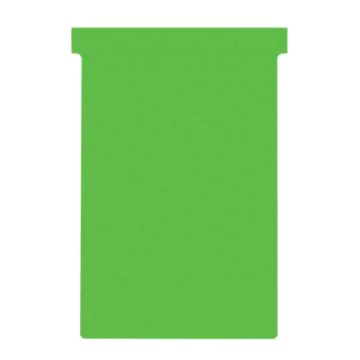 Photo Fiches T - Indice 4 / 124 mm - Vert : NOBO Lot de 100  réf. 2004005 