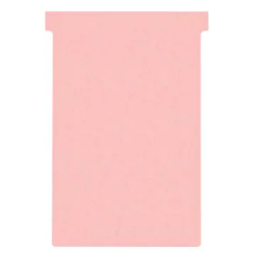 Fiches T - Indice 4 / 124 mm - Rose NOBO Lot de 100 visuel